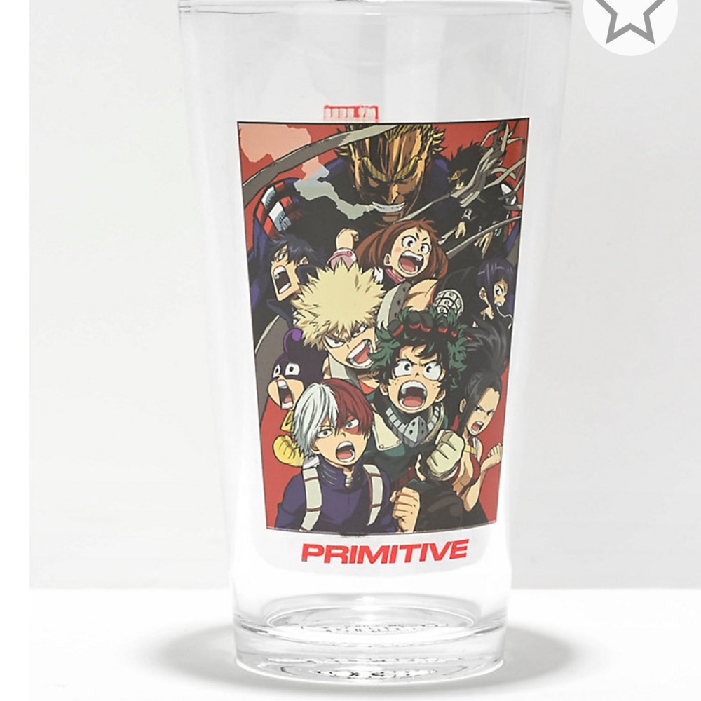 Primitive x My Hero Academia Pint Glass